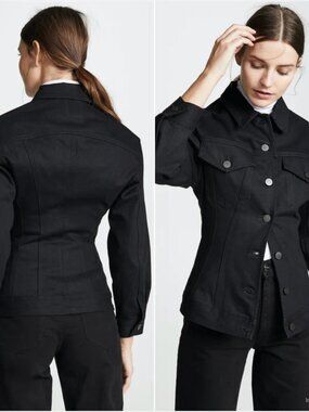 Goldsign Black Denim Trucker Jacket